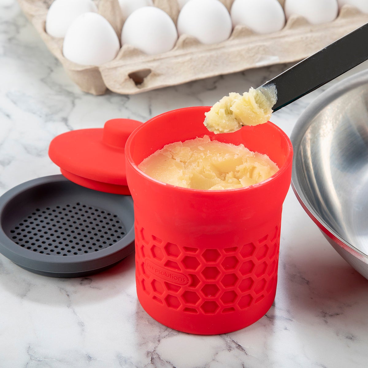 Progressive Silicone Grease Keeper The Container Store